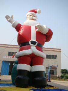 SANTA CLAUSE 14MH PROMO INFLATABLE HIRE SYDNEY