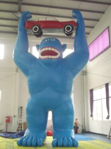 MONKEY WITH CAR 8MH PROMO INFLATABLE HIRE SYDNEY