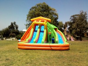 WATER SLIDES 2 LANES 15X15X6MH 