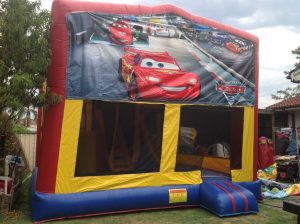 DISNEY CARS 5IN 1 COMBO 5X5M JUMPING CASTLE HIRE SYDNEY