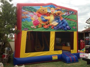 WINNIE THE POO V2 5IN 1 COMBO 5X5M JUMPING CASTLE HIRE SYDNEY