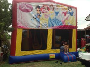 DISNEY PRINCESS 5IN 1 COMBO 5X5M JUMPING CASTLE HIRE SYDNEY