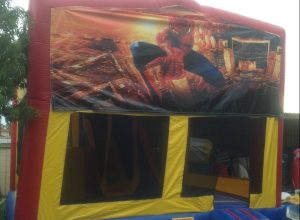 SPIDERMAN 5IN 1 COMBO 5X5M JUMPING CASTLE HIRE SYDNEY