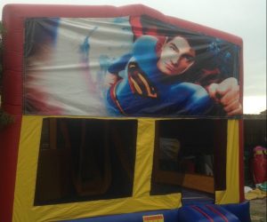 SUPERMAN 5IN 1 COMBO 5X5M JUMPING CASTLE HIRE SYDNEY