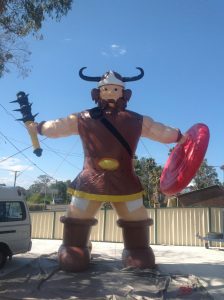 MEDI EVIL 8MH PROMO INFLATABLE HIRE SYDNEY