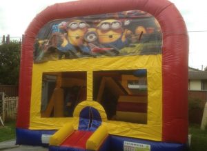 DESCPICABLE ME 5IN 1 COMBO 5X5M JUMPING CASTLE HIRE SYDNEY