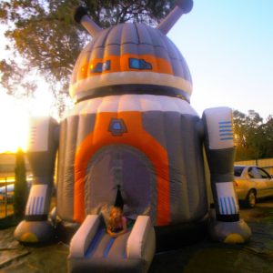 ROBOT 4X4M PLAIN JUMPING CASTLES AGES 3 TO 12