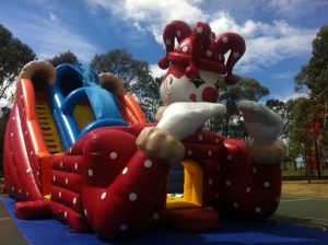 HIGH SLIDE CLOWN 12X9X8MH JUMPING CASTLE AGES 3 TO ADULTS 