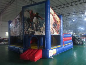 SPIDERMAN V4 5IN 1 COMBO 5X5M JUMPING CASTLE HIRE SYDNEY