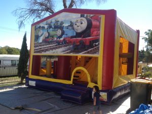 THOMAS THE TANK ENGINE 5IN 1 COMBO 5X5M JUMPING CASTLE HIRE SYDNEY