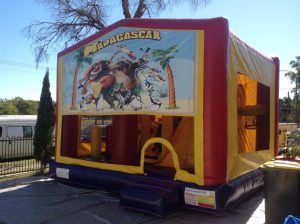 MADAGASCAR 5IN 1 COMBO 5X5M JUMPING CASTLE HIRE SYDNEY