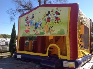 MICKY MOUSE 5IN 1 COMBO 5X5M JUMPING CASTLE HIRE SYDNEY