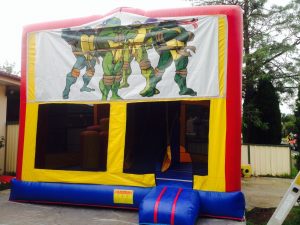 NINJA TURTLES 5IN 1 COMBO 5X5M JUMPING CASTLE HIRE SYDNEY